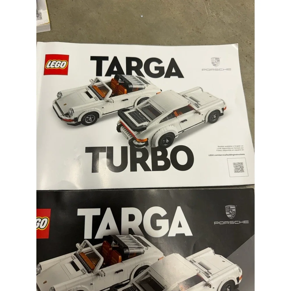 LEGO Porsche 911‎ Turbo Targa 10295 Instruction Manuals Lot + F1 77243 Booklet